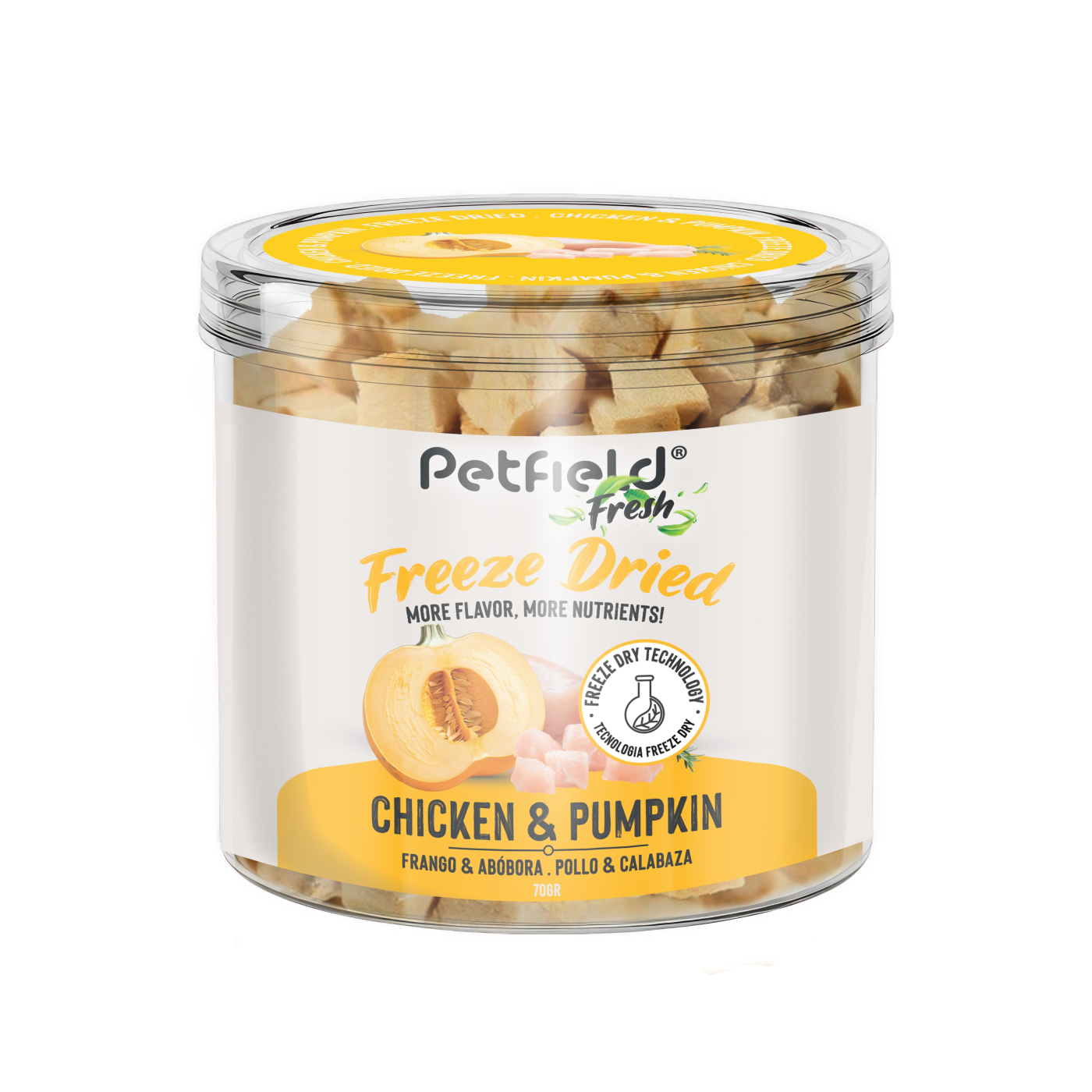 PF FRESH FREEZE CHICKEN PUM 70gr