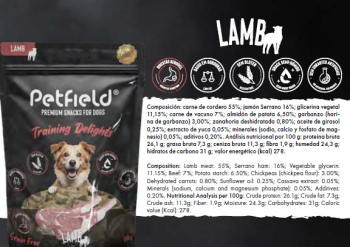 PF TRAINING DELIGHT LAMB 10x150g - 2