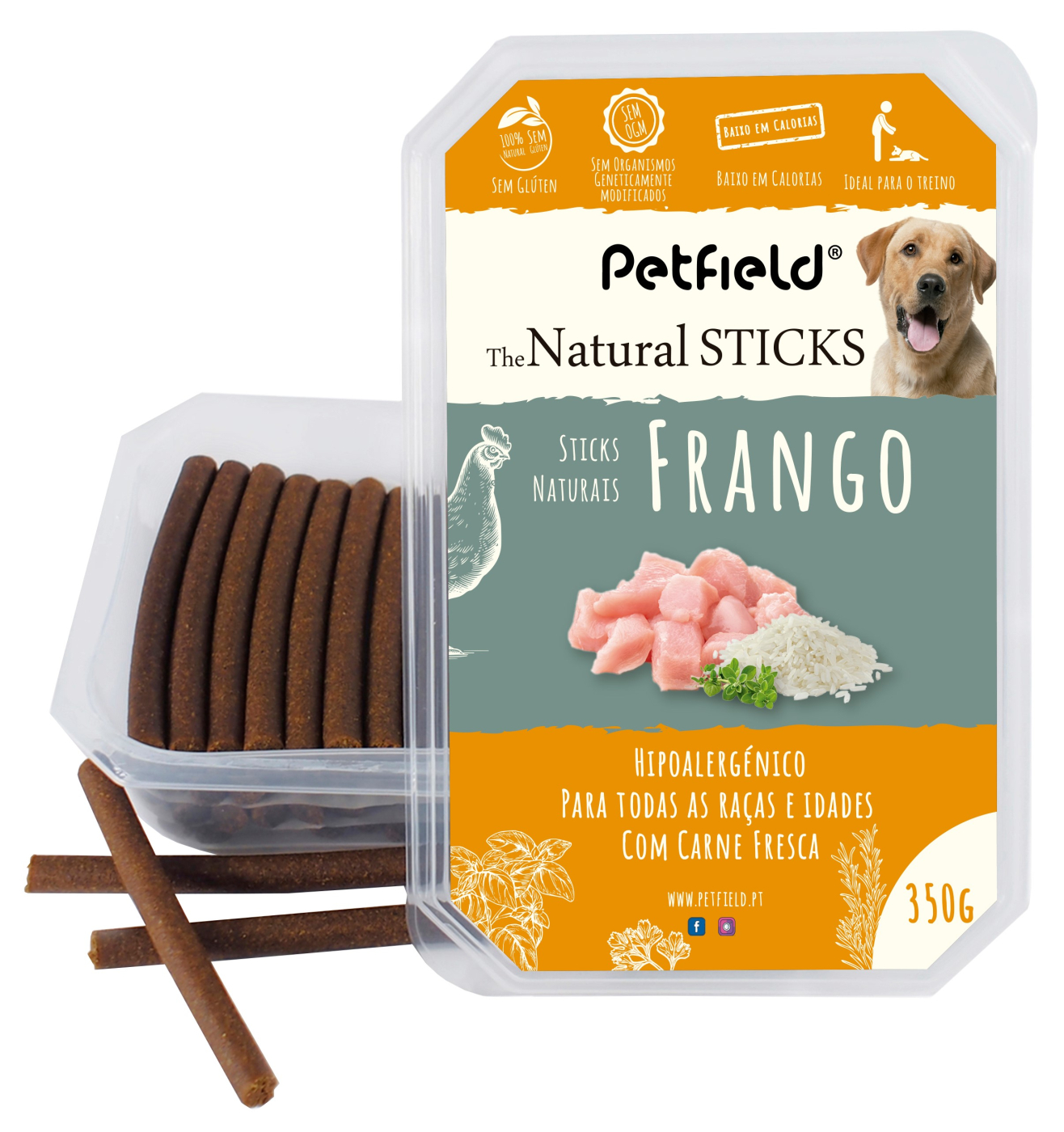 PF NATURAL STICK CHICKEN 350g