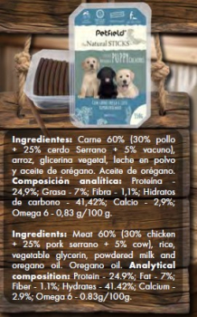 PF NATURAL STICK PUPPY 350g - 2