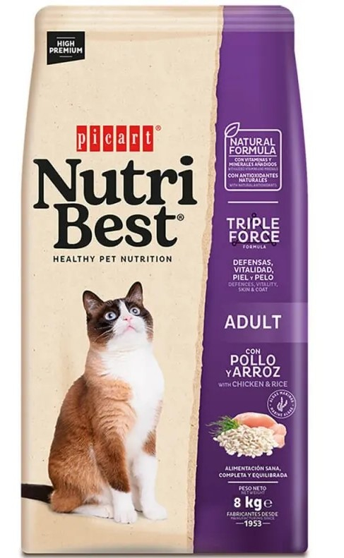 NUTRIBEST CAT ADULT CHICKEN 8KG