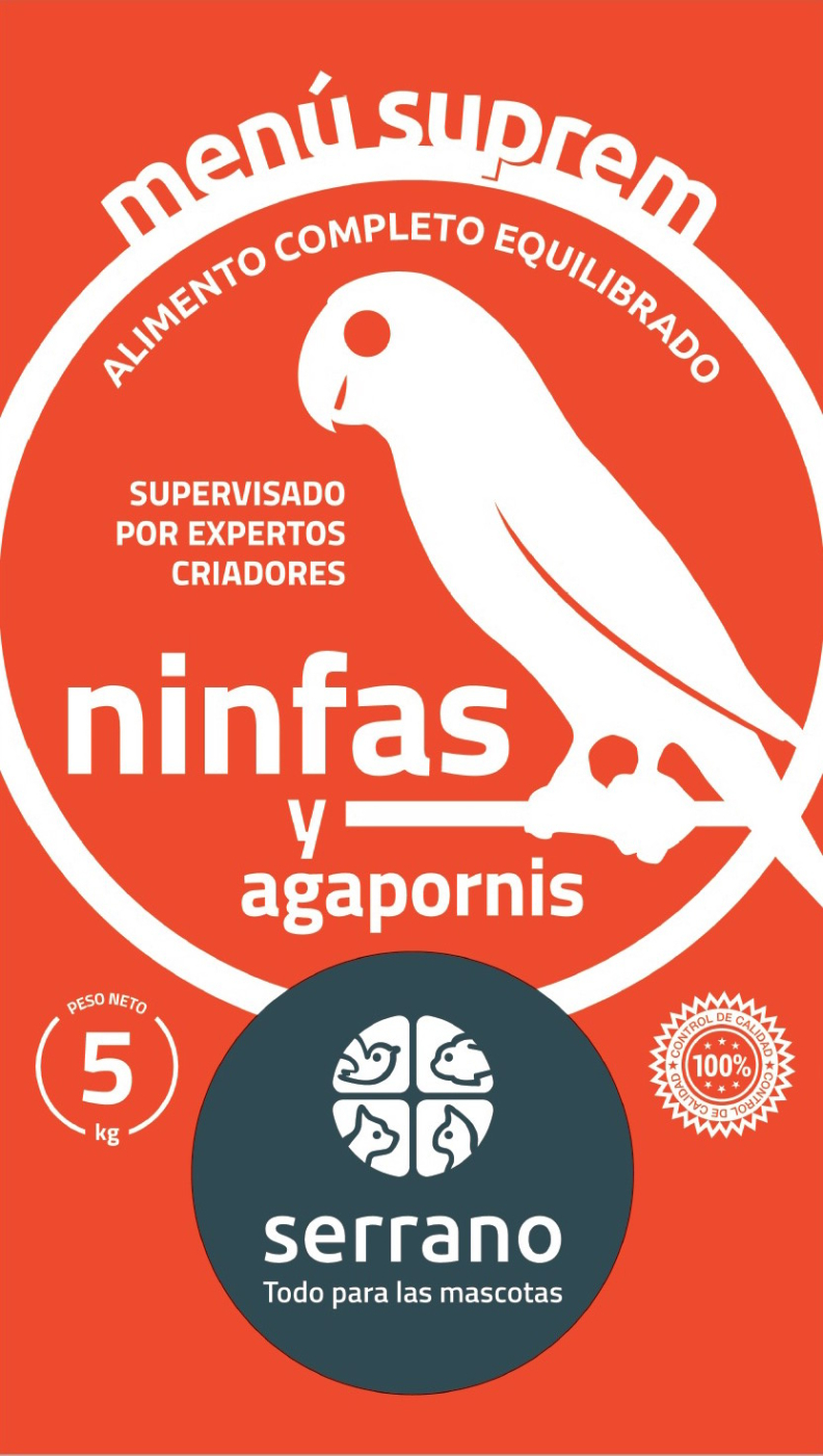 SUPREM NINFAS&AGAPORNIS    5x5kg