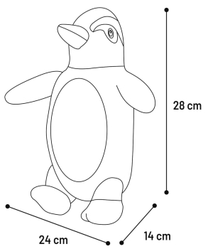 JUGUETE PINGÜINO 28cm 521970 2ud - 2