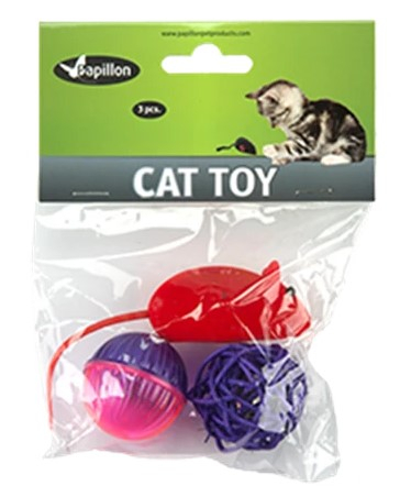 JUGUETES GATO PACK 3ud 240109