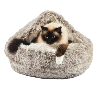 IGLOO GATO&PERR POILU BEIG 50x35