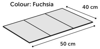 MANTA REFRIGER DROP ROSA 50x40cm - 3