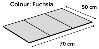 MANTA REFRIGER DROP ROSA 70x50cm - 2