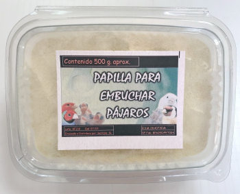 TARRINA PAPILLA AVES SERRANO 500