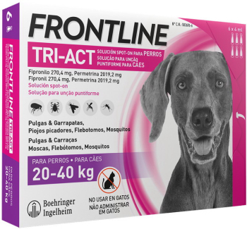 FRONTLINE TRIACT 20-40Kg 3pipeta