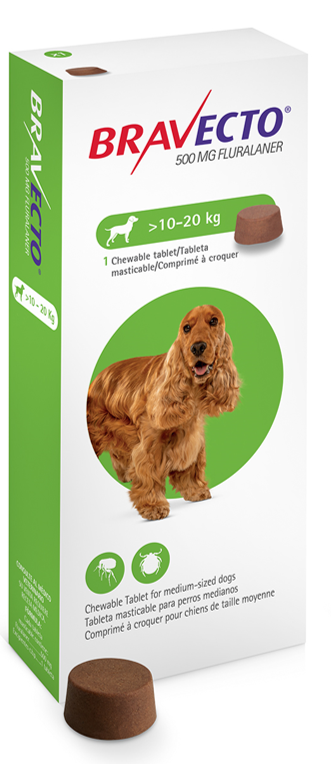BRAVECTO PERRO MEDIANO 10-20kg