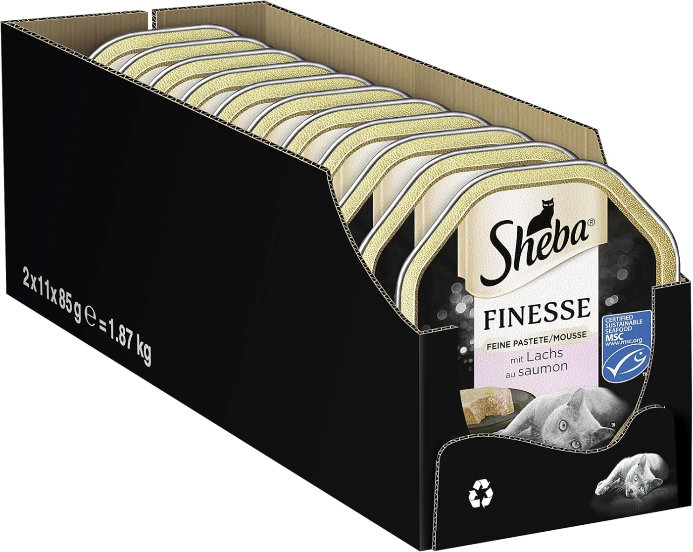 SHEBA FINESS SALMON 22x85g DR58V