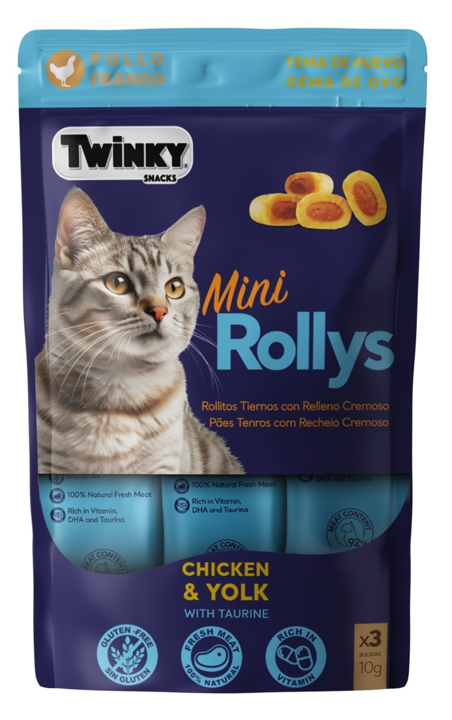 MINI ROLLYS POLLO YEMA 12x(3x10g