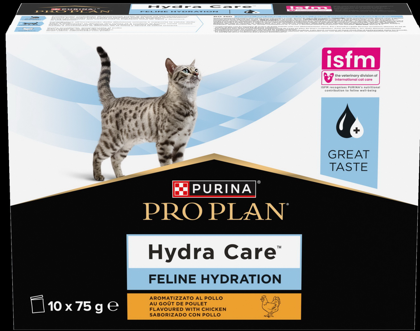 PP HYDRA CARE FELIN POLLO 10x75g