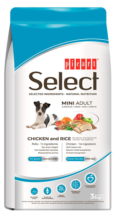 SELECT DOG MINI  CHICKEN     3Kg