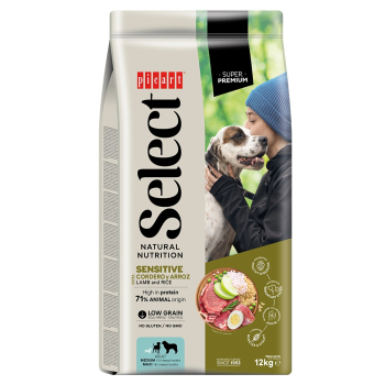 SELECT DOG LAMB & RICE  12Kg