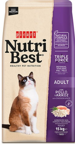 NUTRIBEST CAT CHIKEN&RICE 15KG