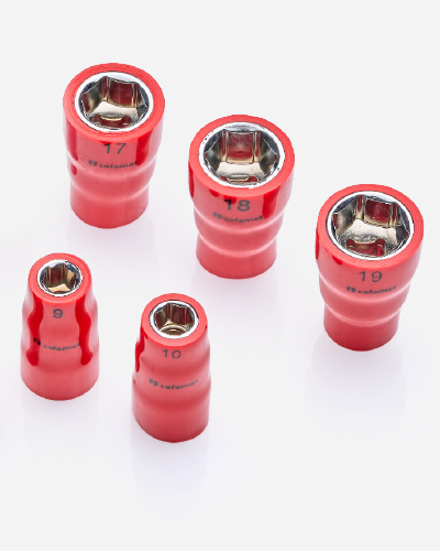 410 Set of insulated 3/8" sockets - 2