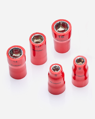 410 Set of insulated 3/8" sockets - 3