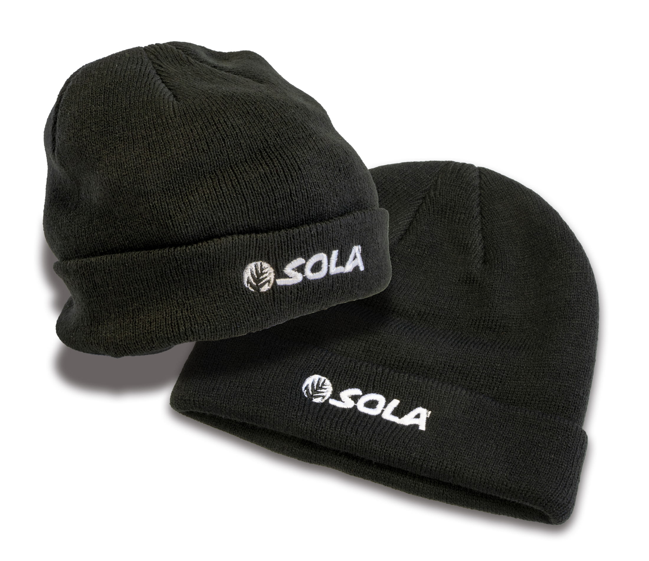 GORRO DE LANA NEGRO CON LOGO BORDADO EN BLANCO (duplicate) - 