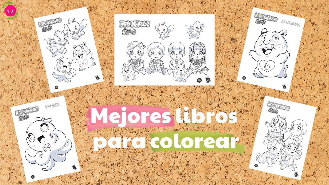 Los mejores LIBROS infantiles para colorear en familia | Sorpresas  Divertidas