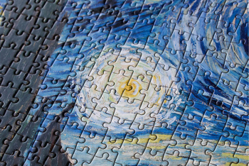 Puzzle 1000 piezas La noche estrellada - 3