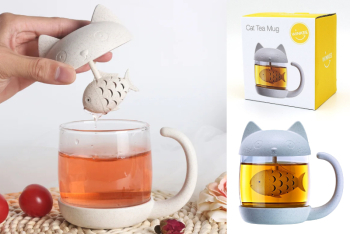 Cat tea mug