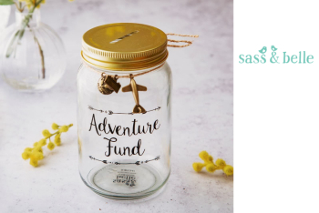 Adventure fund Money Jar