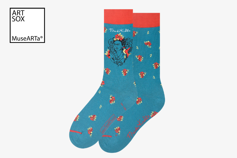 Frida with hummingbird - Socks