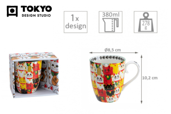 Maneki Nekos Multicolored Mug - 1