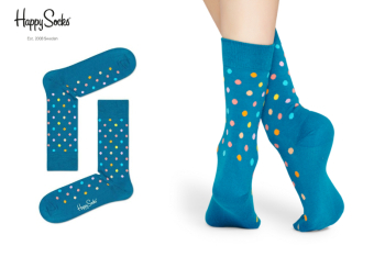 Happy Socks Colour Dots Turquoise