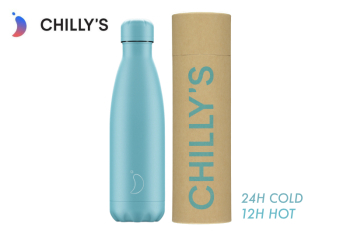 Chilly's Bottle PASTEL BLUE 500 ml