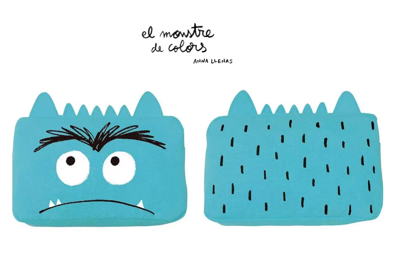 Pencil case Monster Blue by Anna Llenas