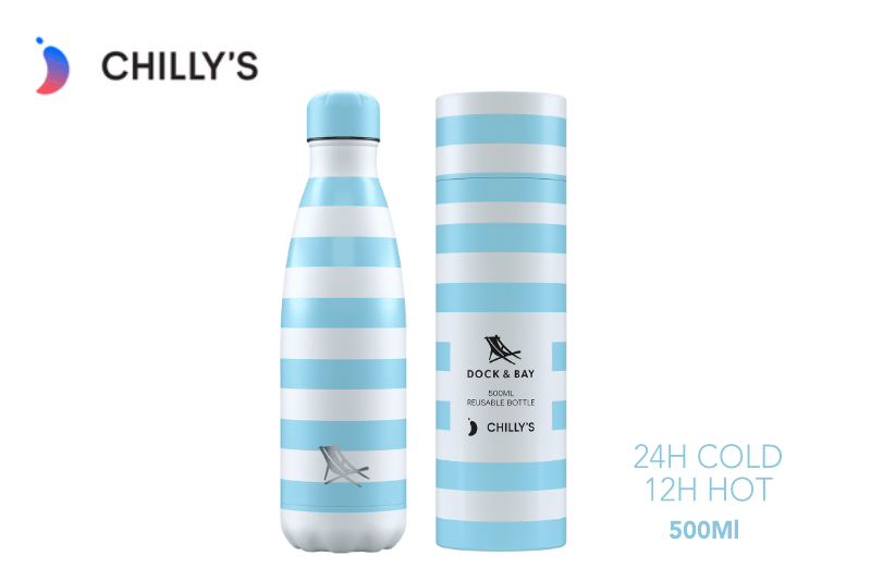 Chilly's Bottle DOCK & BAY TULUM BLUE 500 ml
