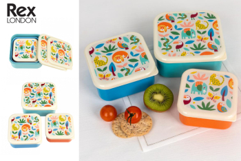 Set of three Wild Wonders Snack boxes