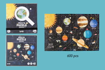 Micropuzle 600 piezas Discover the planets