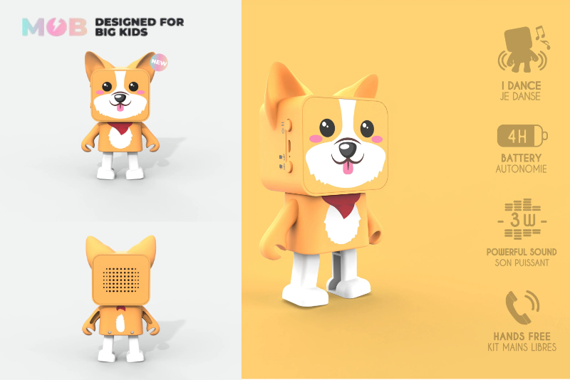 Speaker Dancing Corgi