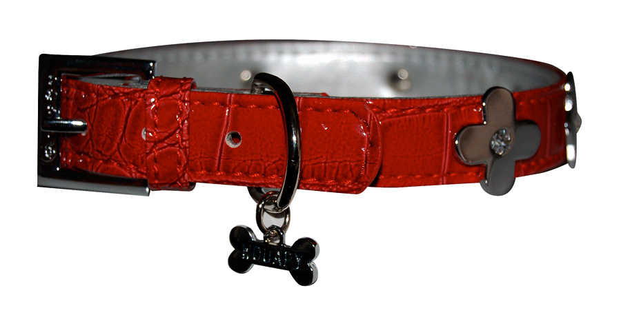 COLLAR LUXE FANTASY SEMI ROJO