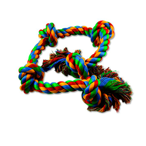 RISTRA CUERDA DENTAL MULTICOLOR 5 NUDOS