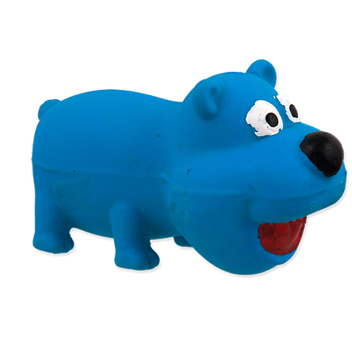 JUGUETE LATEX MINI OSO AZUL CON SONIDO