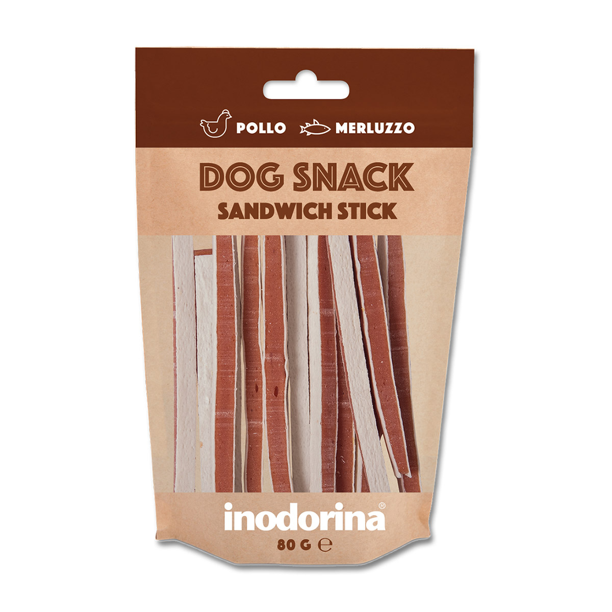 INODORINA SNACK SANDWICH STICK CHICKEN /COD
