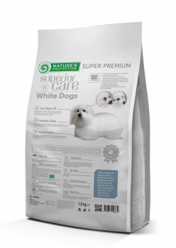 NATURES PROTEC. WHITE DOG ADULT SMALL/MINI GF FISH - 1