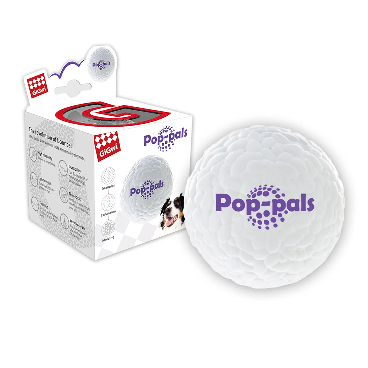 JUGUETE PERRO PELOTA POP-PALS