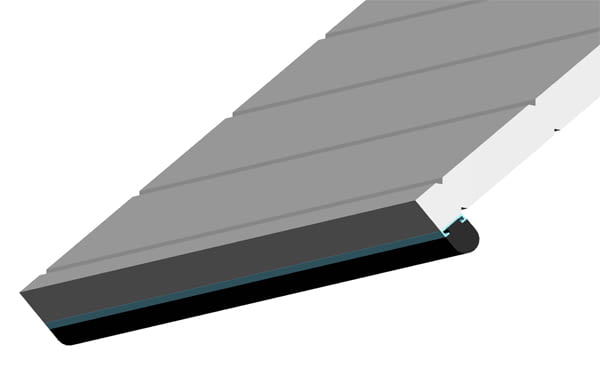 metros Goma paragolpes puerta basculante 25x25 mm AUMON - 1