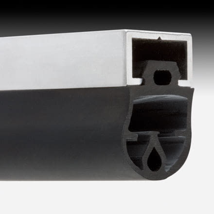 Perfil aluminio para goma paragolpes 25 mm, tira de 2 metros, AUMON - 1