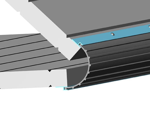 metros Goma antipinzamiento 250 mm AUMON - 1
