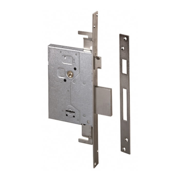 Cerradura embutir borjas con palanca, picaporte y cierre sup. 60 mm CISA
