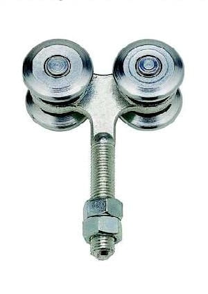 Roldana doble para guía 40x40 mm (175 Kg ) AUMON