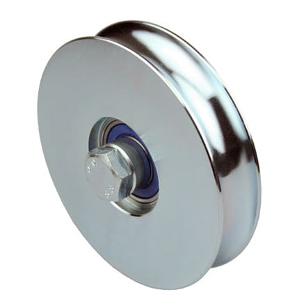 Rueda para puerta corredera con canal redondo de 16 mm AUMON