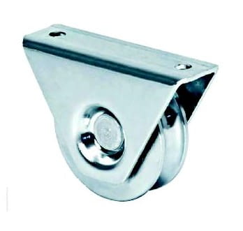 Rueda con soporte de sobreponer, canal de 16 mm AUMON