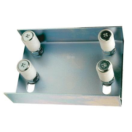 Soporte INOX regulable superior 4 rodillos, tamaño pequeño, AUMON